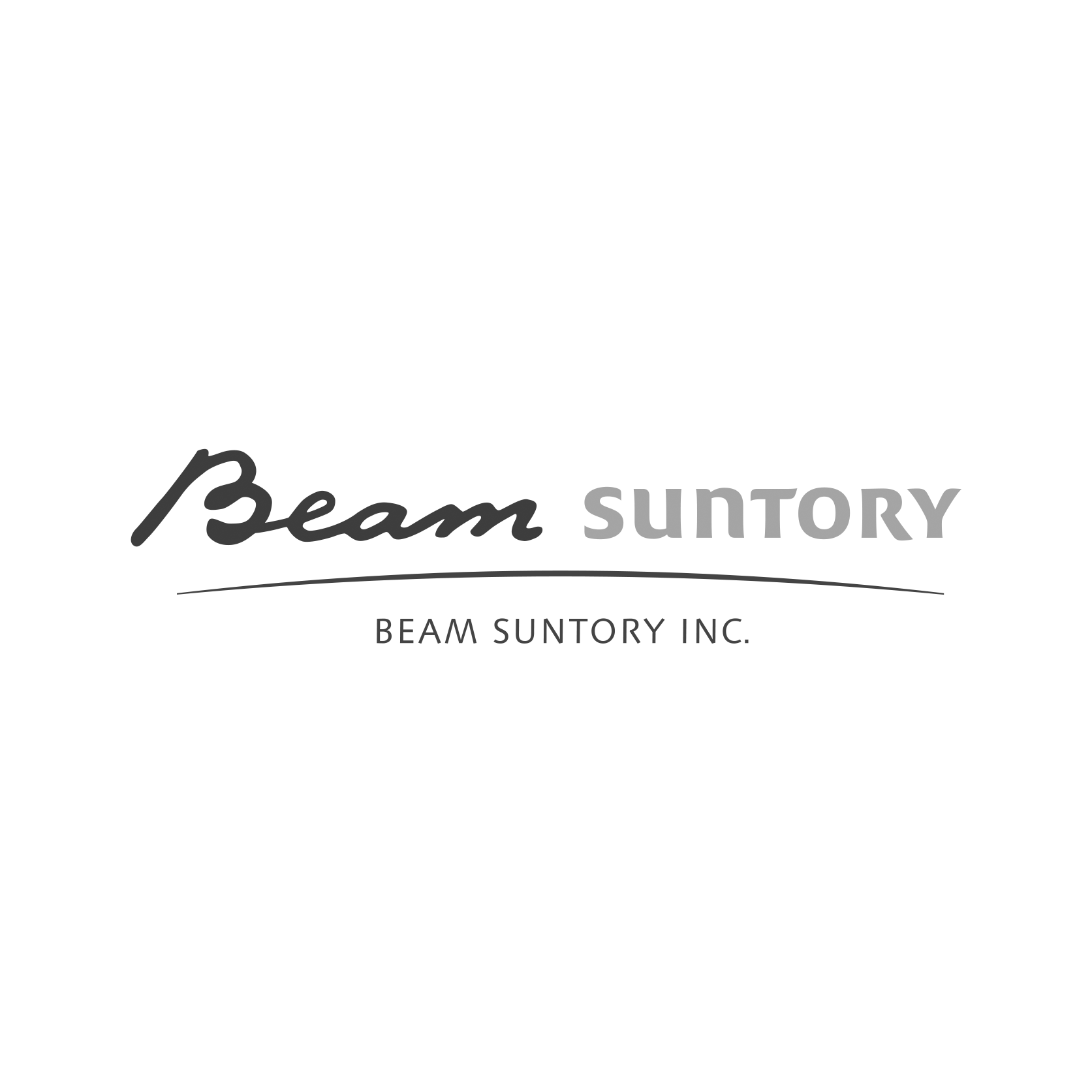 Beam Suntory Logo - Grayscale