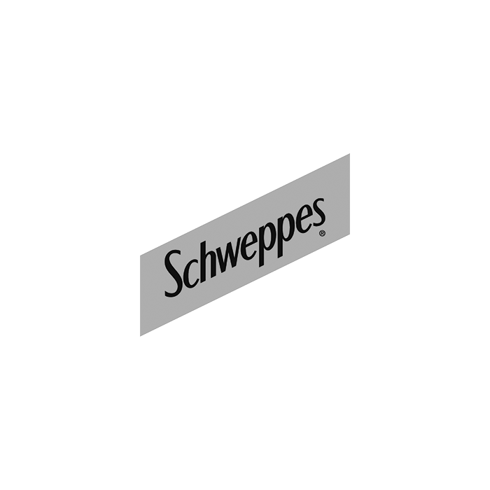 Schweppes Logo - Grayscale