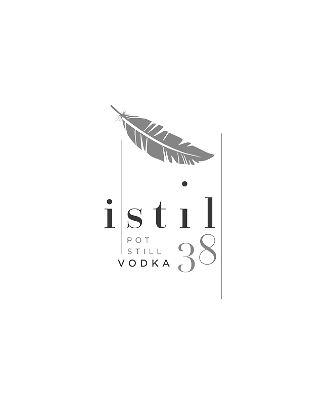 istil 38 Logo - Grayscale